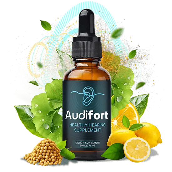Audifort Healthy Hearing Supplement bottle